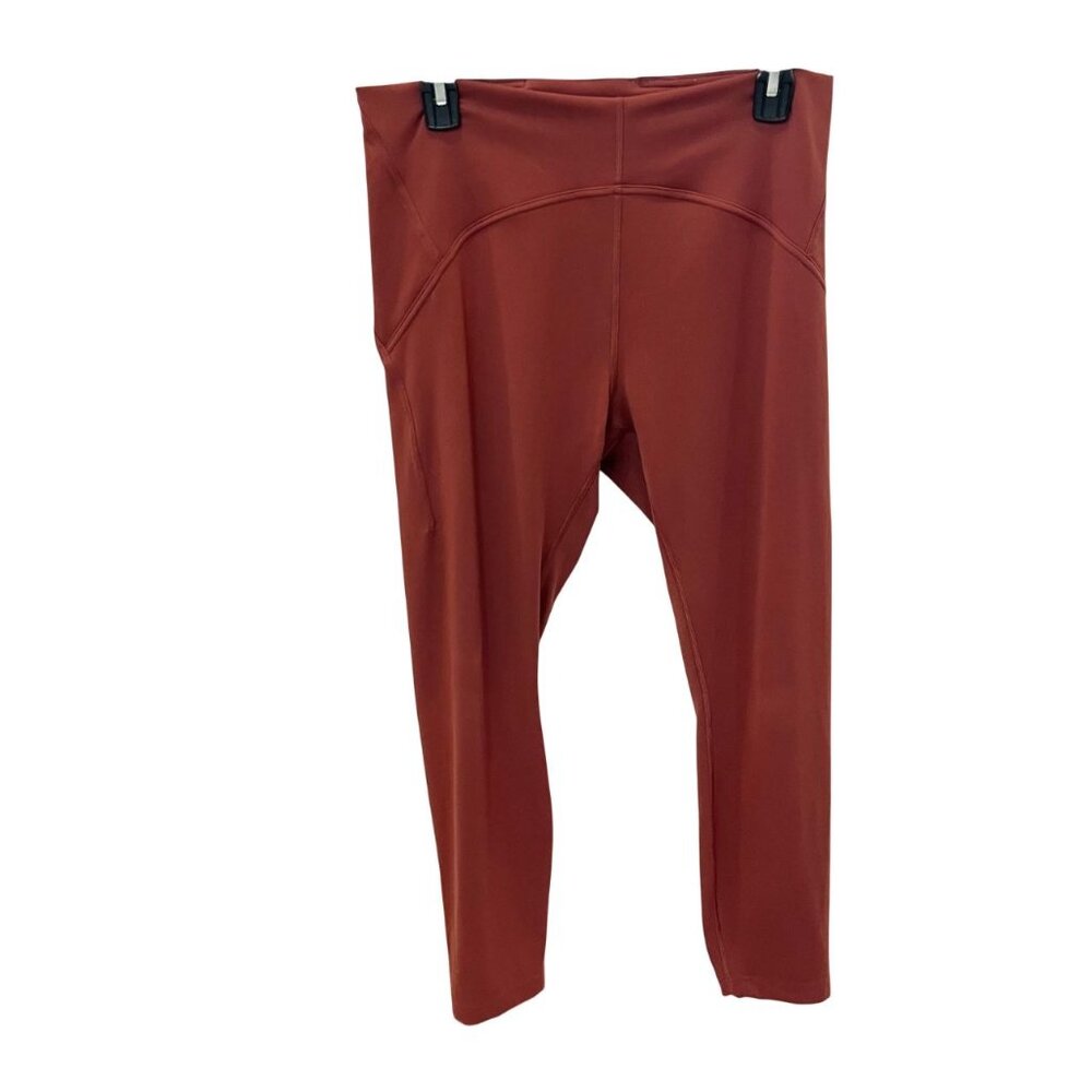Lululemon Instill High Rise Tight Athletic Leggings Rust Orange - Size‎ 12
